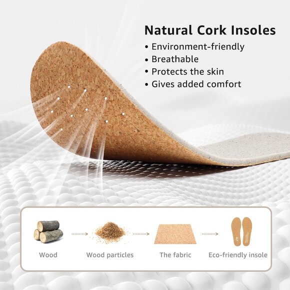 Brand New Women Beige White Faux Leather STQ Loafers Memory Foam Slip On Sneaker - Picture 5 of 9